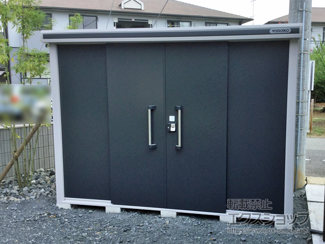 茨城県古河市のの物置・屋外倉庫 エルモ 一般型 2920×1520×2120 LMD-2915-SM 施工例