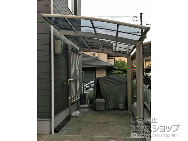 兵庫県尼崎市ののカーポート プレシオスポート 積雪〜20cm対応 施工例