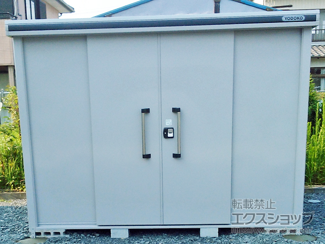 岐阜県各務原市のの物置・屋外倉庫 エルモ 一般型 2920×1870×2118 LMD-2918-CB 施工例