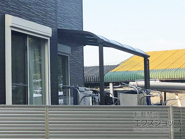 宮崎県東臼杵郡門川町ののテラス屋根 ソラリア R型 テラスタイプ 単体 積雪〜20cm対応 施工例
