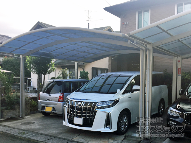 栃木県足利市ののカーポート レイナツインポートグラン　積雪〜20cm対応 施工例