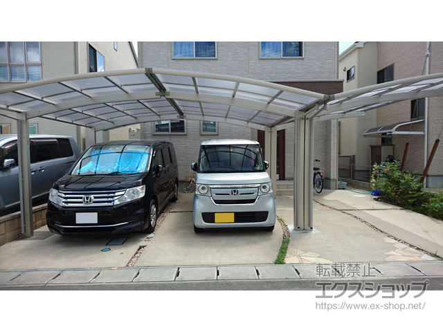 千葉県野田市ののカーポート レイナポートグラン M合掌　積雪〜20cm対応 施工例