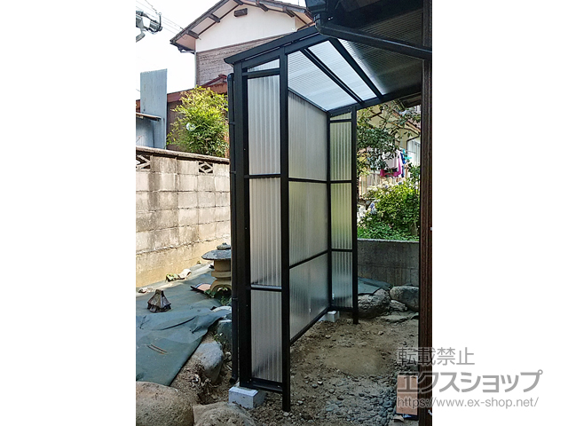 島根県松江市ののストックヤード ストックヤードII 両袖タイプ 積雪〜20ｃｍ対応 施工例