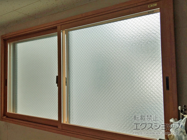 群馬県藤岡市のの二重窓（内窓） インプラス ダストバリア仕様 引違い窓 2枚建 施工例