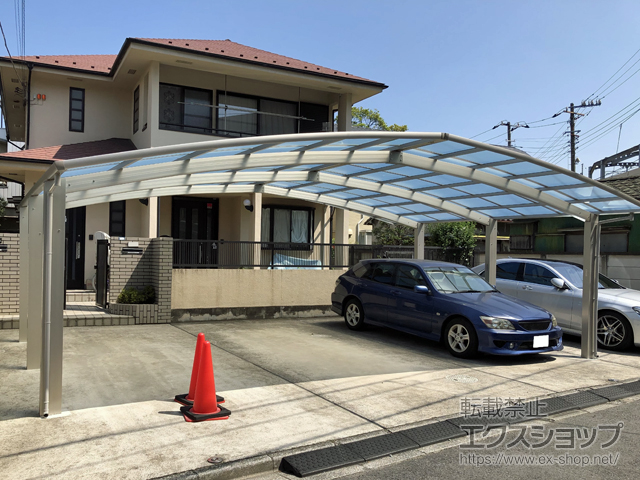 東京都葛飾区ののカーポート レイナトリプルポートグラン　積雪〜20cm対応 施工例