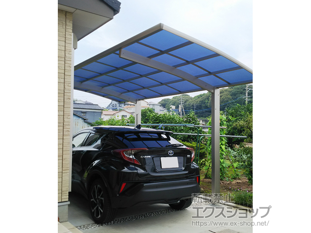 大分県中津市ののカーポート プレシオスポート 積雪〜20cm対応 施工例