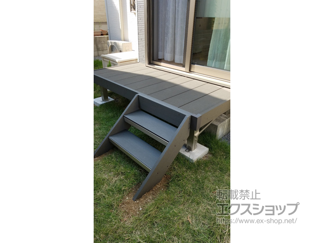 千葉県市川市ののウッドデッキ リウッドデッキ 200 施工例