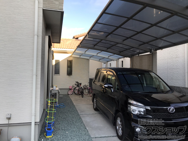 愛媛県伊予郡松前町ののカーポート レイナポートグラン　積雪〜20cm対応 施工例