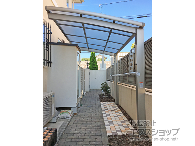 愛知県大府市ののサイクルポート・駐輪場 ネスカRミニ (ラウンドスタイル) 積雪〜20cm対応 施工例