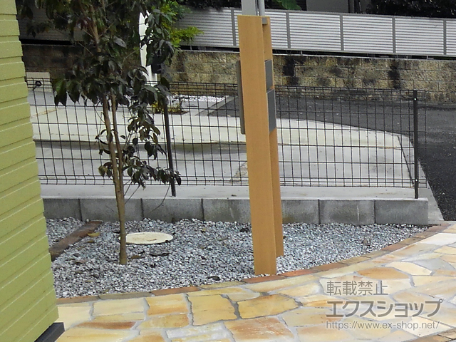 神奈川県南足柄市ののフェンス・柵 ハイグリッドフェンスUF8型 フリーポールタイプ 施工例