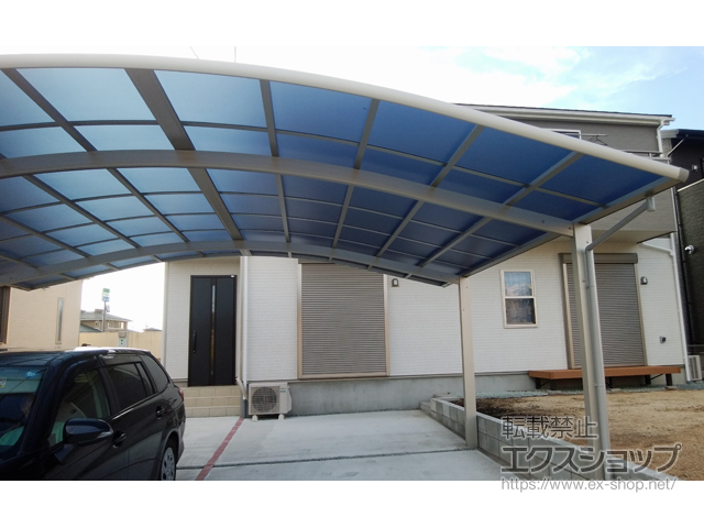 熊本県熊本市ののカーポート レイナツインポートグラン　積雪〜20cm対応 施工例