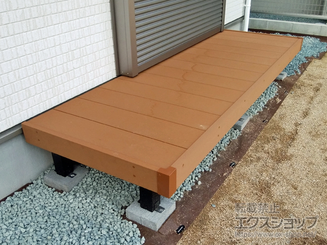 熊本県熊本市ののウッドデッキ リウッドデッキ 200 施工例