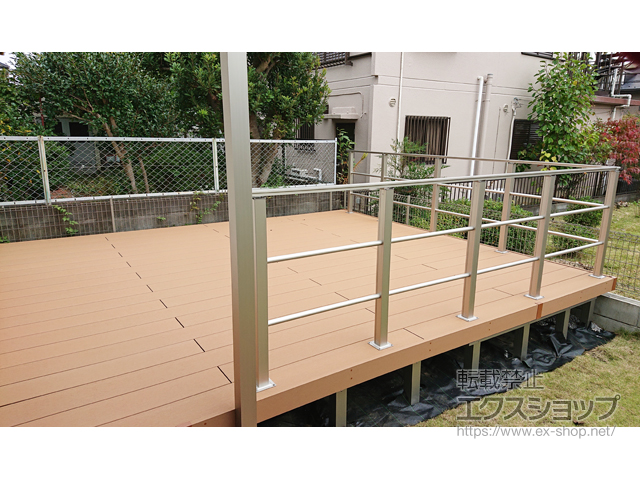 東京都八王子市ののウッドデッキ リウッドデッキ 200 施工例