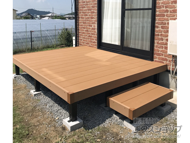 兵庫県加古川市ののウッドデッキ リウッドデッキ 200 施工例