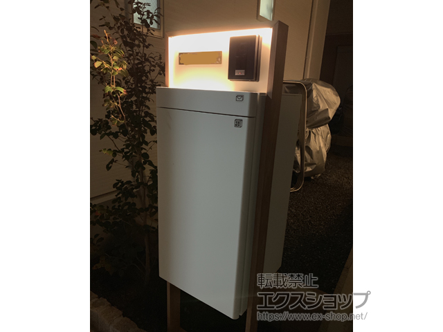 東京都葛飾区のの機能門柱・ポスト スマート宅配ボックス ファンクション仕様 組合せ例 19-5 施工例