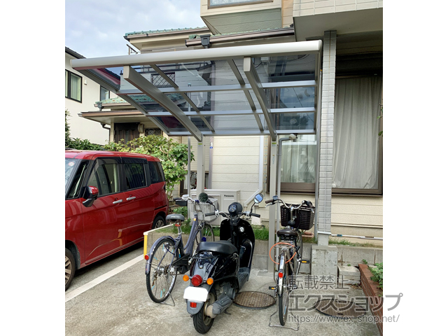 千葉県船橋市ののサイクルポート・駐輪場 レイナポートグランミニ 積雪〜20cm対応 施工例
