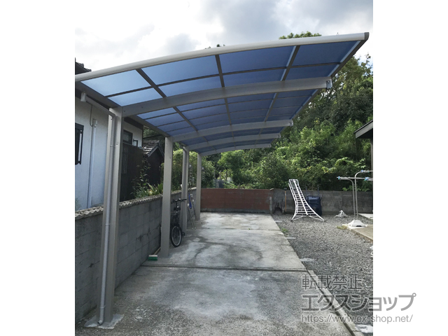 大分県大分市ののカーポート プレシオスポート 縦連棟 積雪〜20cm対応 施工例