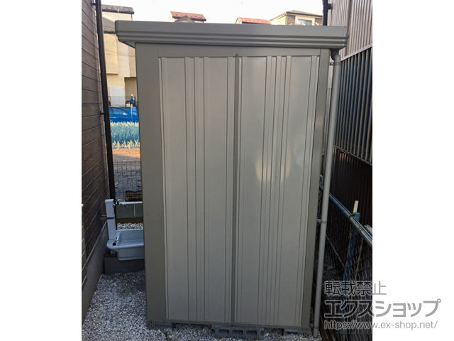 神奈川県川崎市のの物置・屋外倉庫 Mr.ストックマンダンディ 一般型 2348×1222×2110（ND-2312） ND-2312-B 施工例