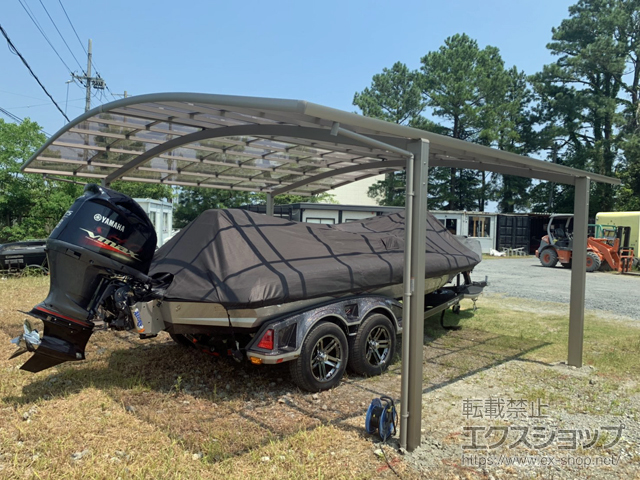 滋賀県大津市ののカーポート ネスカR (ラウンドスタイル) ワイド 積雪〜20cm対応 施工例