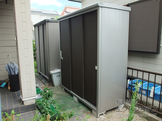 愛知県名古屋市のの物置・屋外倉庫 エスモ 一般型 1797×750×1959 ESE-1807A-DW 施工例