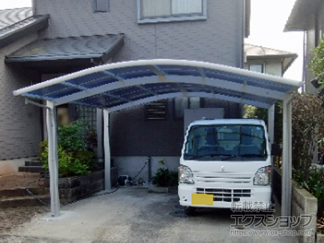鹿児島県薩摩川内市ののカーポート レイナツインポートグラン　積雪〜20cm対応 施工例