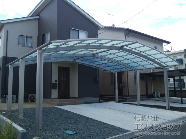 広島県福山市ののカーポート レイナトリプルポートグラン　積雪〜20cm対応 施工例