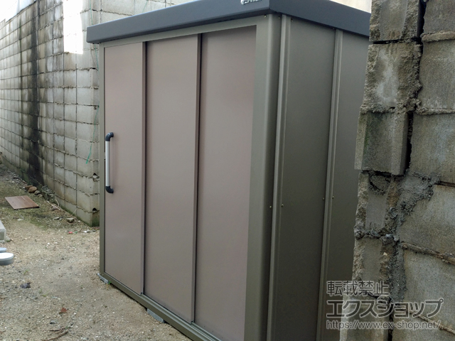 鳥取県米子市のの物置・屋外倉庫 エスケーエイト SK8-70 一般型 1800×1200×1940 施工例