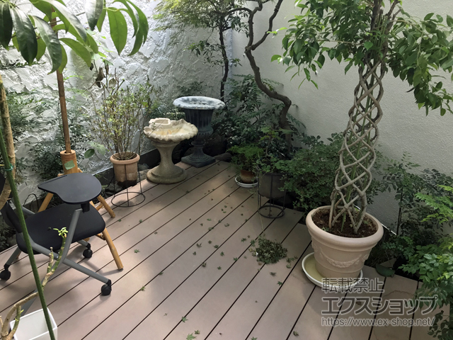 東京都目黒区ののウッドデッキ 樹ら楽ステージ 施工例