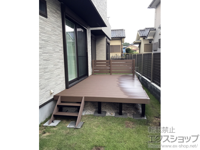 東京都羽村市ののウッドデッキ リウッドデッキ 200 施工例