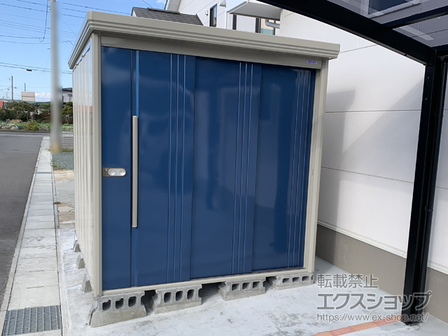 岩手県奥州市のの物置・屋外倉庫 Mr.ストックマンダンディ 多雪型 結露減少型 2016×2290×2110（ND-SZ2022） ND-SZ2022-DB 施工例