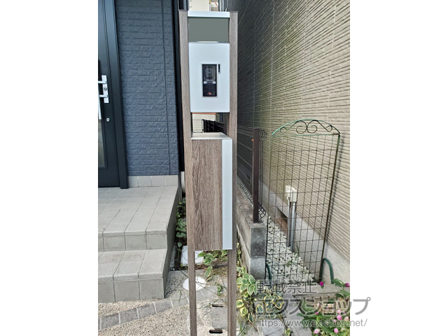 兵庫県川西市のの機能門柱・ポスト ファンクションユニット アクシィ2型 施工例