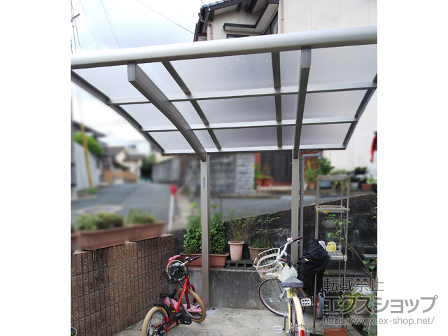 福岡県福岡市ののサイクルポート・駐輪場 レイナポートグランミニ 積雪〜20cm対応 施工例