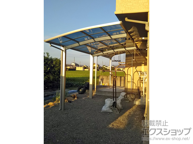 愛媛県新居浜市ののカーポート プレシオスポート 積雪〜20cm対応 施工例