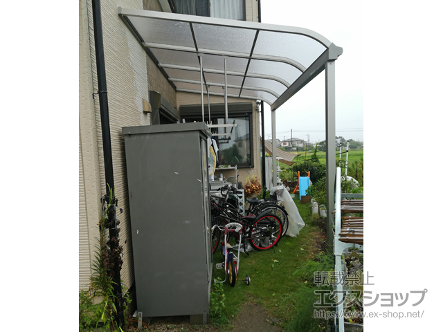 兵庫県加古川市ののテラス屋根 ソラリア R型 テラスタイプ 単体 積雪〜20cm対応 施工例