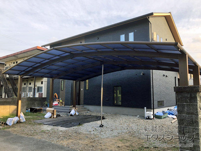 熊本県熊本市ののカーポート レイナトリプルポートグラン　積雪〜20cm対応 施工例