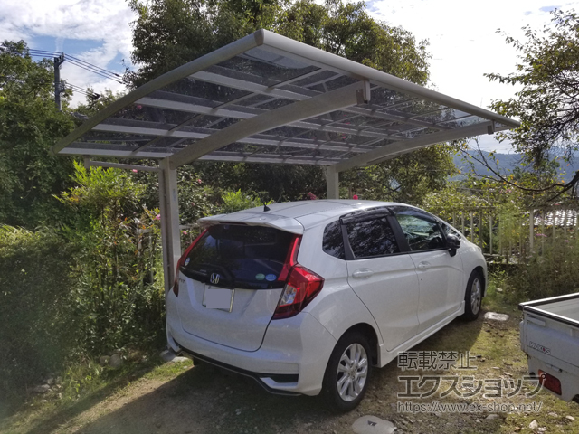 岐阜県瑞浪市ののカーポート プレシオスポート 積雪〜20cm対応 施工例