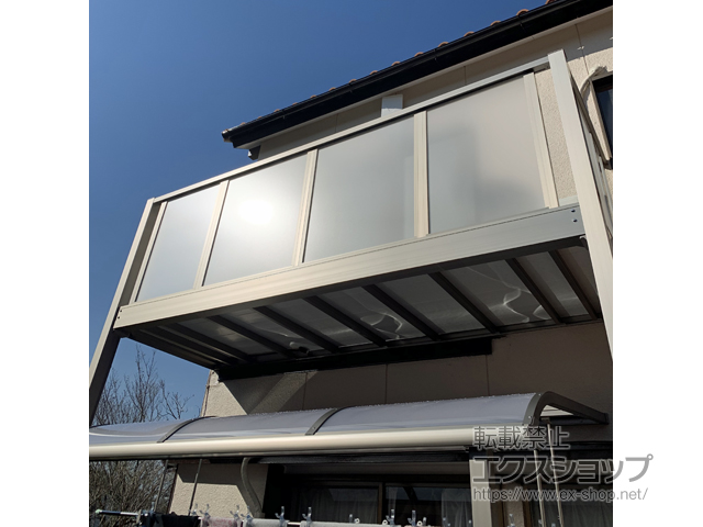 愛知県尾張旭市のLIXIL リクシル（トステム）のバルコニー ビューステージHスタイル パネルマット 単体 柱建て式 施工例