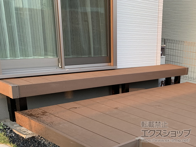 千葉県松戸市ののウッドデッキ リウッドデッキ 200 施工例