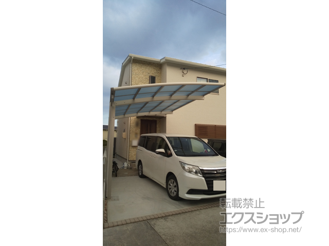 岡山県岡山市ののカーポート レイナポートグラン　積雪〜20cm対応 施工例