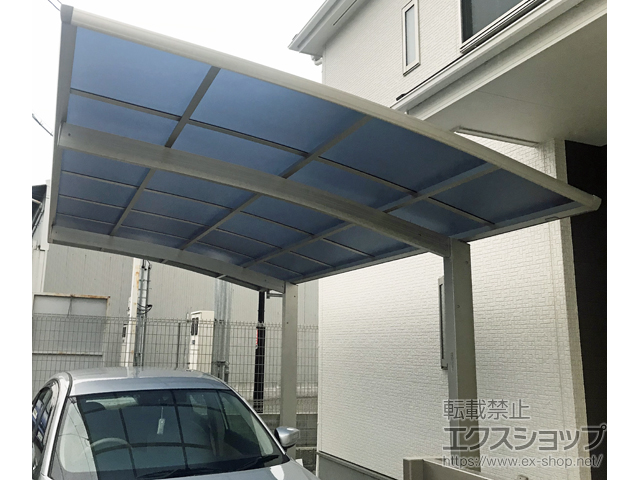 大阪府東大阪市ののカーポート プレシオスポート 積雪〜20cm対応 施工例