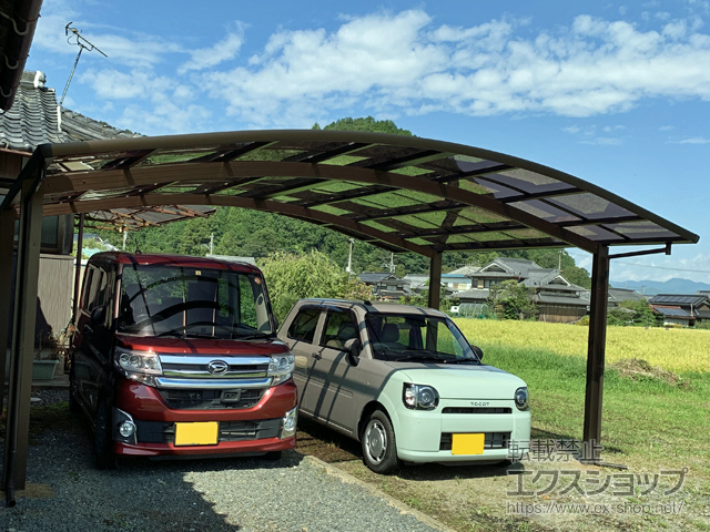 兵庫県丹波市ののカーポート レイナツインポートグラン　積雪〜20cm対応 施工例