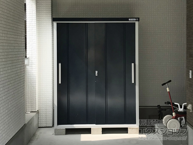 神奈川県横浜市のの物置・屋外倉庫 クール COOL-1575 一般型 1500×750×1937 COOL-1575-OM 施工例