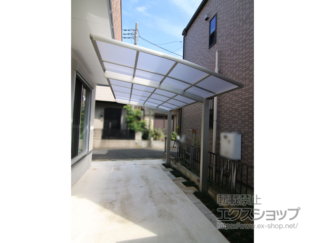 埼玉県越谷市ののカーポート プレシオスポート 積雪〜20cm対応 施工例
