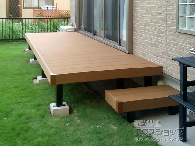 岐阜県羽島郡笠松町ののウッドデッキ リウッドデッキ 200 施工例