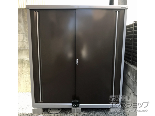 兵庫県神戸市のの物置・屋外倉庫 シンプリー 一般型 1740×905×1903 MJX-179E-TB 施工例