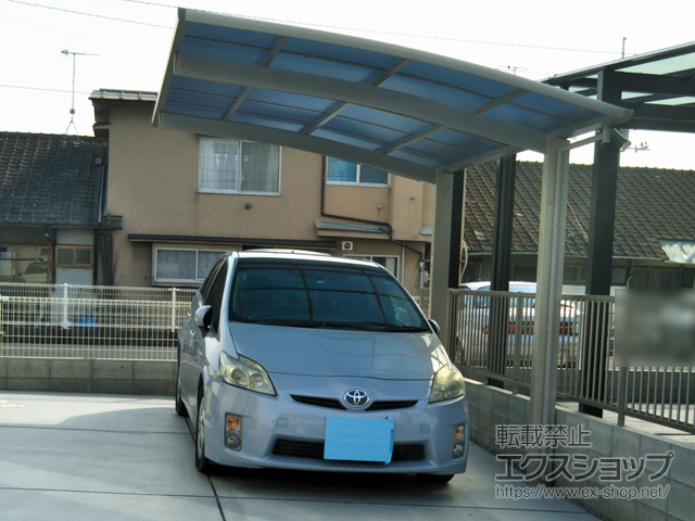 広島県福山市ののカーポート プレシオスポート 積雪〜20cm対応 施工例