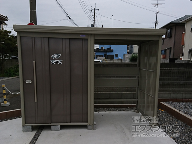 茨城県猿島郡境町のの物置・屋外倉庫 Mr.ストックマン プラスアルファ 一般型0（ TP-3015-B) 施工例