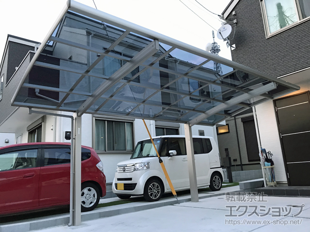 神奈川県横浜市ののカーポート プレシオスポート 積雪〜20cm対応 施工例
