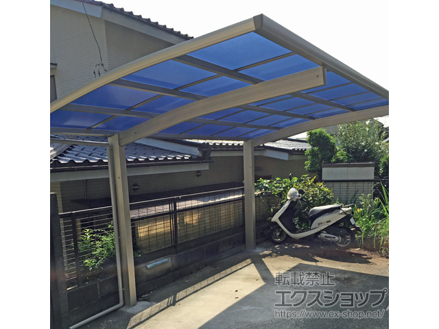 東京都日野市ののカーポート プレシオスポート 積雪〜20cm対応 施工例