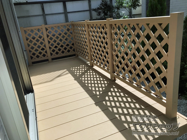 東京都練馬区ののウッドデッキ リウッドデッキ 200 施工例